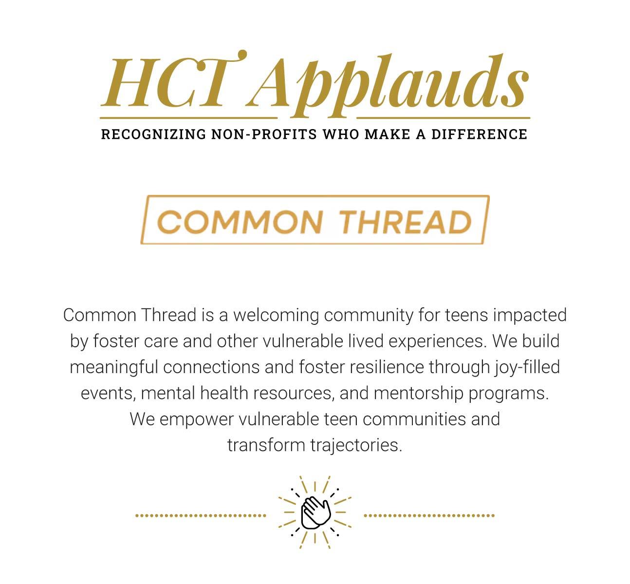 0425 Applauds Common Thread