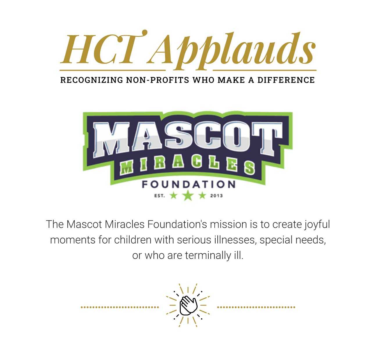 0625 Applauds Mascot